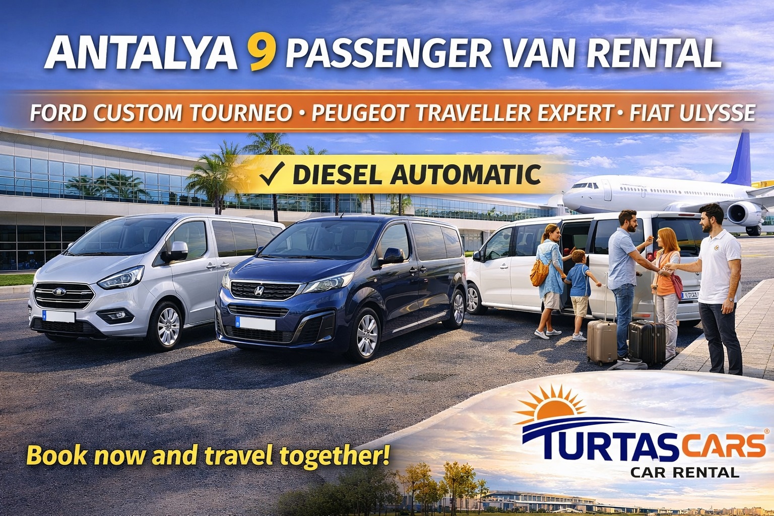 Antalya 9 Passenger Van Rental